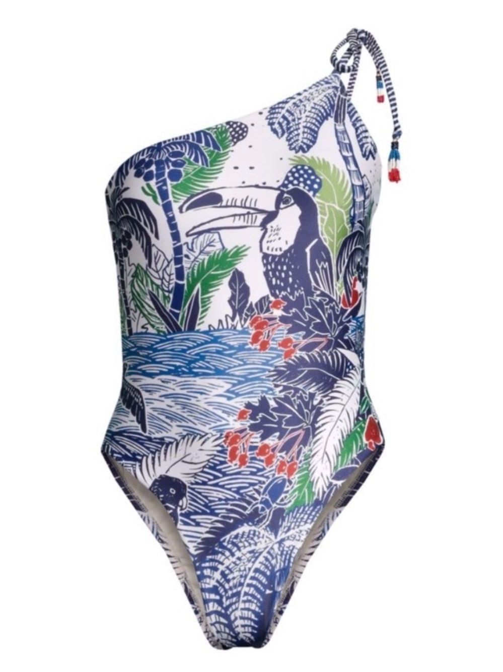FARM Rio Graphic Rio One-Piece Swimsuit M - Picture 5 of 10